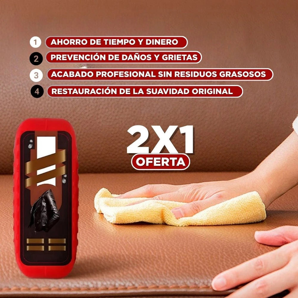 LeatherMaster™ Kit Restaurador de Cuero