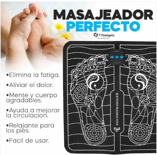Masajeador de pies eléctrico recargable - Incluye obsequio