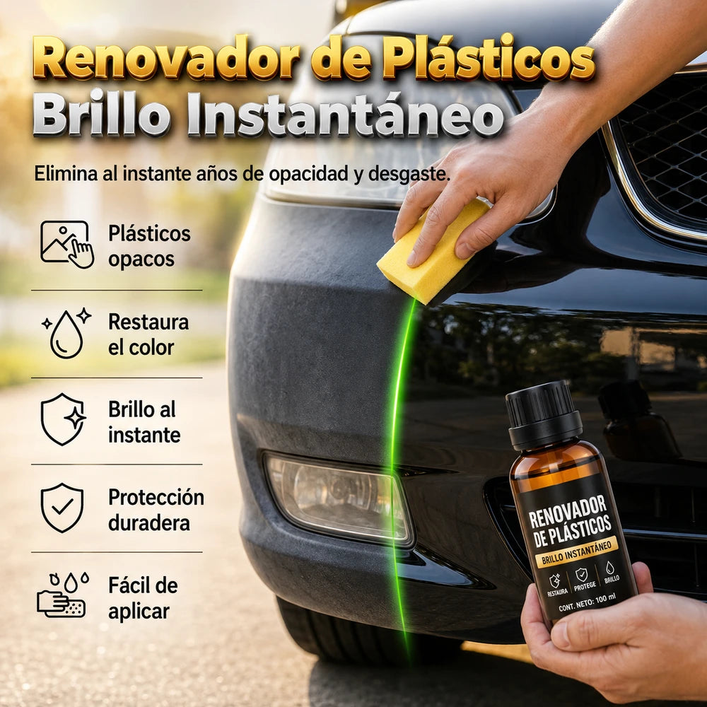 SOLUCIÓN DE RECUBRIMIENTO Recupera el brillo de tu vehículo instantáneamente (restaurador de vehículos)