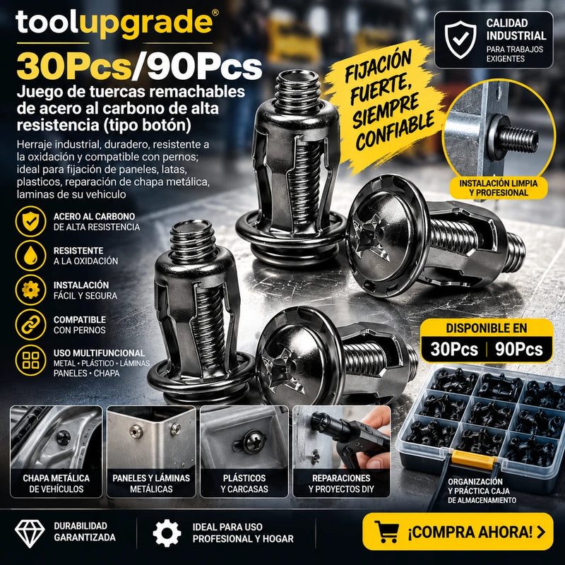 Tuercas Remachables de Acero