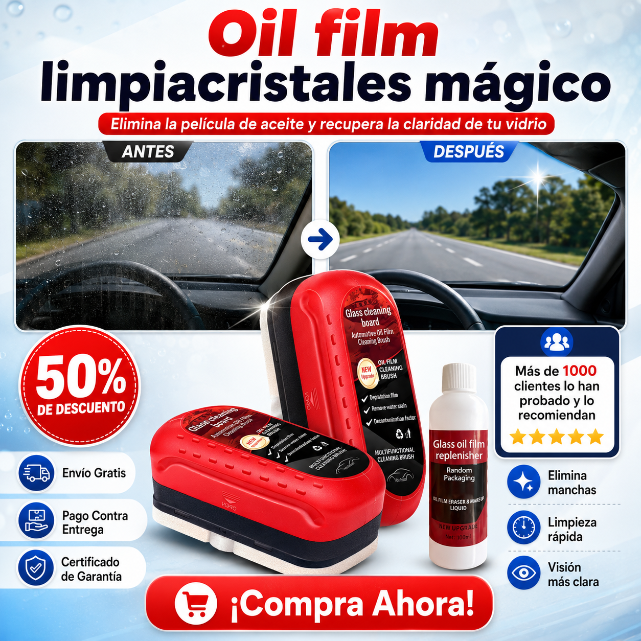 Limpiador Antichoques OIL FILM