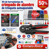 Alicicates de crimpado autoajustables con terminales