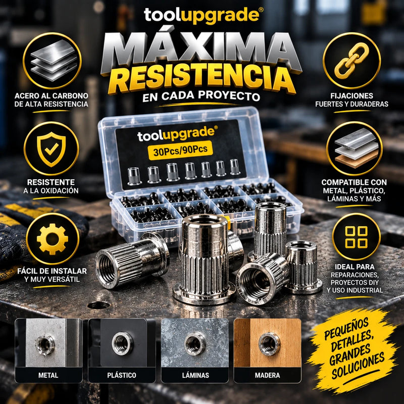Tuercas Remachables de Acero
