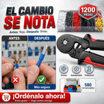 Alicicates de crimpado autoajustables con terminales